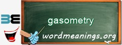 WordMeaning blackboard for gasometry